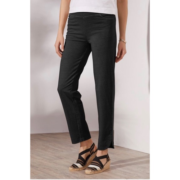 💕SOFT SURROUNDINGS pacific coast pants in black